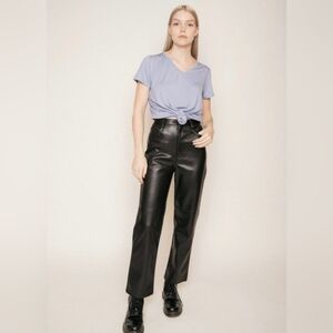 NWT - Jackson Rowe Black Pleather Pants - M